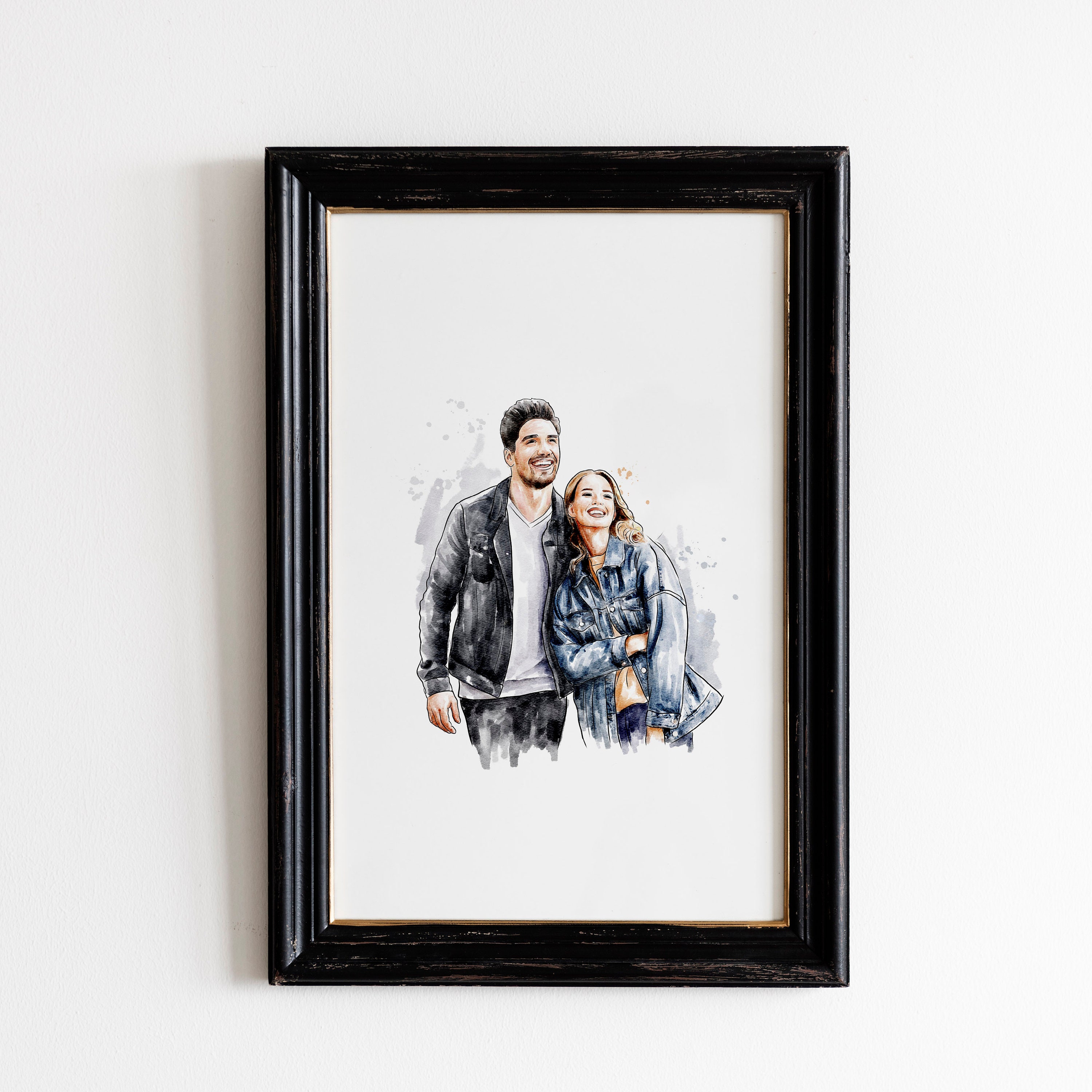 Custom Watercolor Painting From Photo, Gifts for Couple