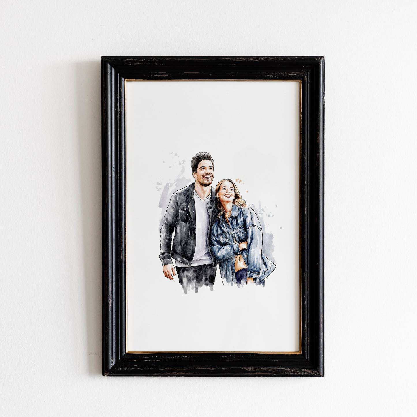 Custom Watercolor Painting From Photo, Gifts for Couple