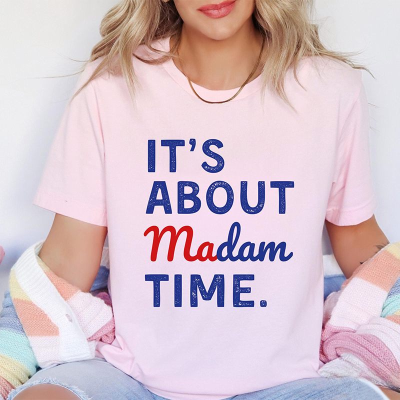 Madam President 2024 Election Shirt, Womens Vote Shirt, Democrat Voting Shirt, Presidential Election Tshirt, Political Candidate Campaign