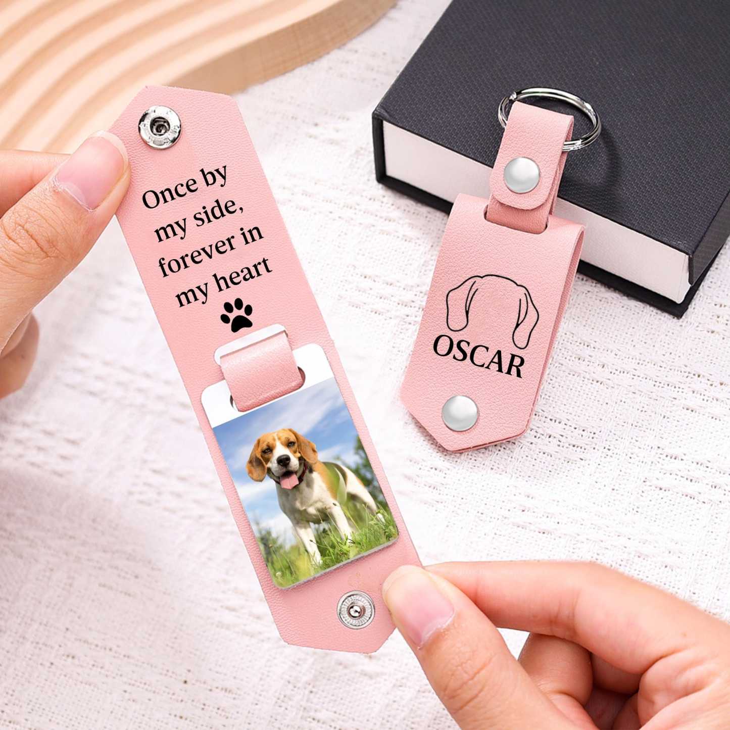 Pet Memorial Keychain, Pet Loss Gift, Pet Sympathy Gift, Custom Dog Picture Keychain,Pet Memorial Gift