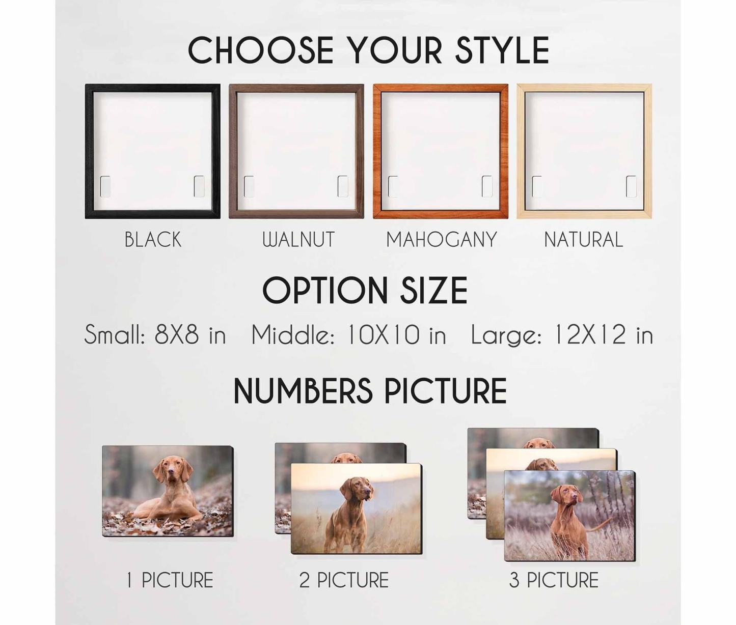 Custom Memorial Pet Collar Sign - Heartfelt Dog & Cat Memorial Wood Frame with Collar Holder, Perfect Pet Loss Sympathy Gift