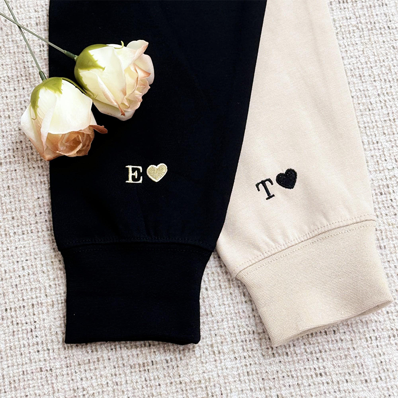 Custom Embroidered Hoodie or Sweatshirt Couple Gifts