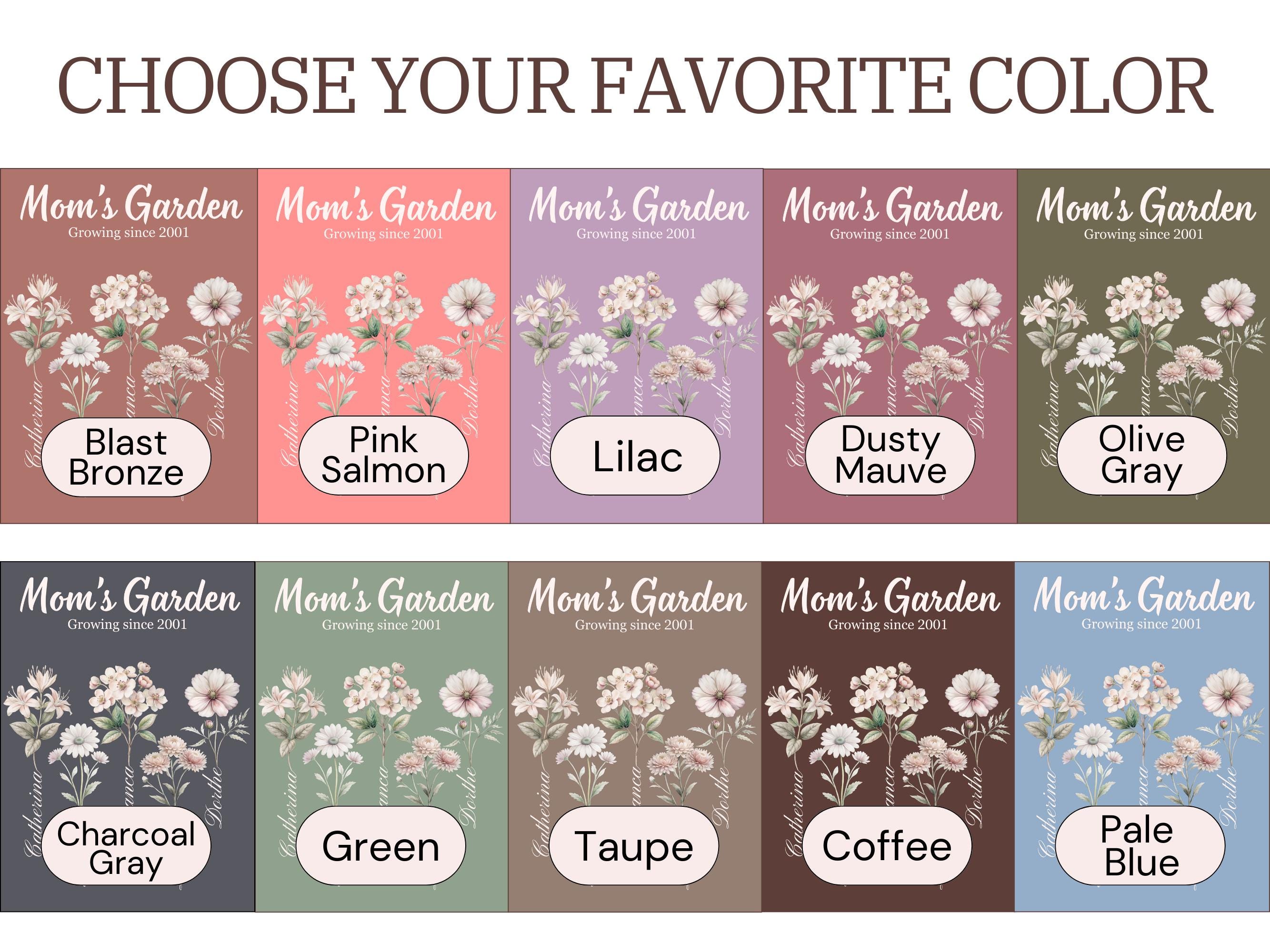 Personalized Birth Month Flower Blanket Custom Grandmas Garden Blanket 