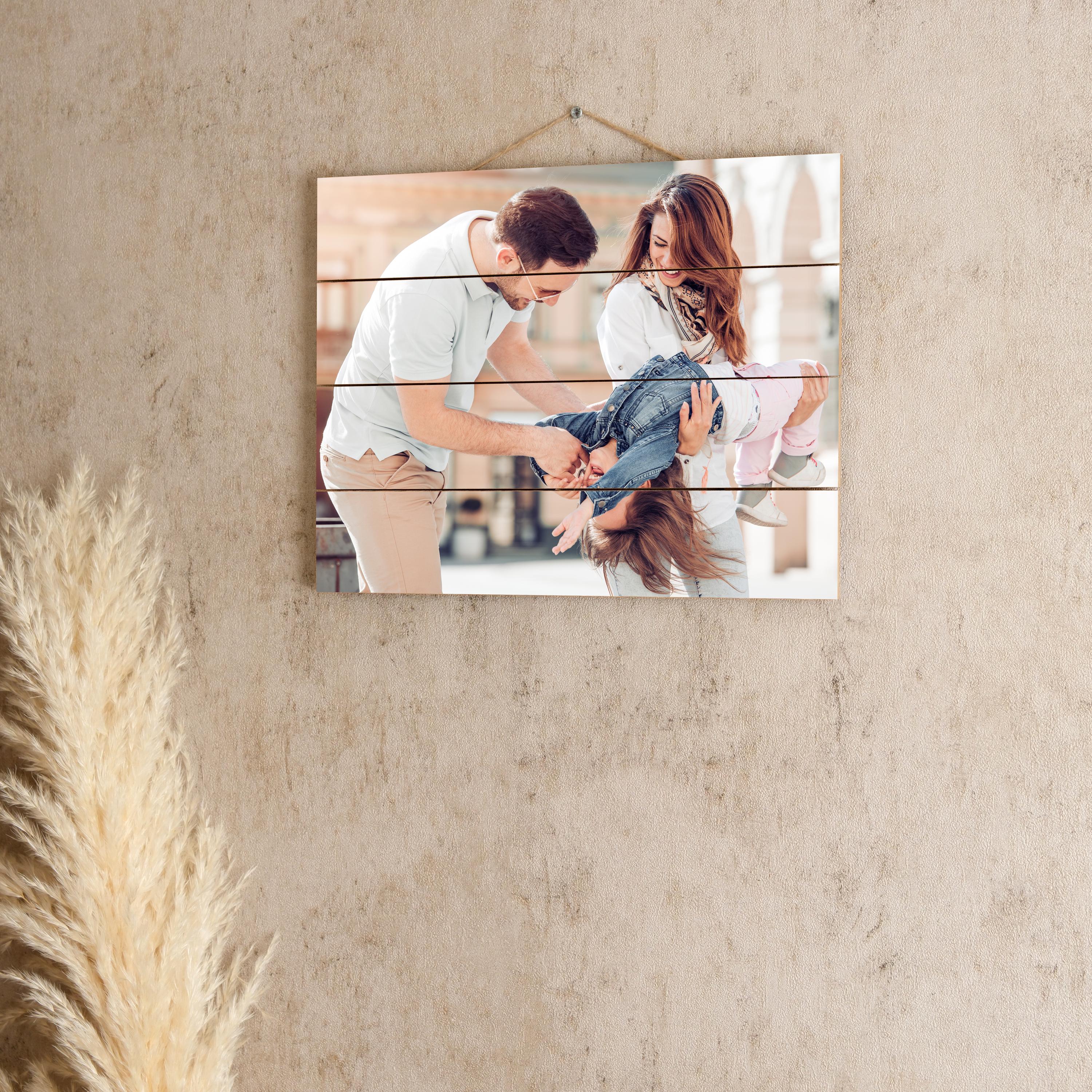 Personalized Wooden Photo Print, Custom Wedding Decor Gift