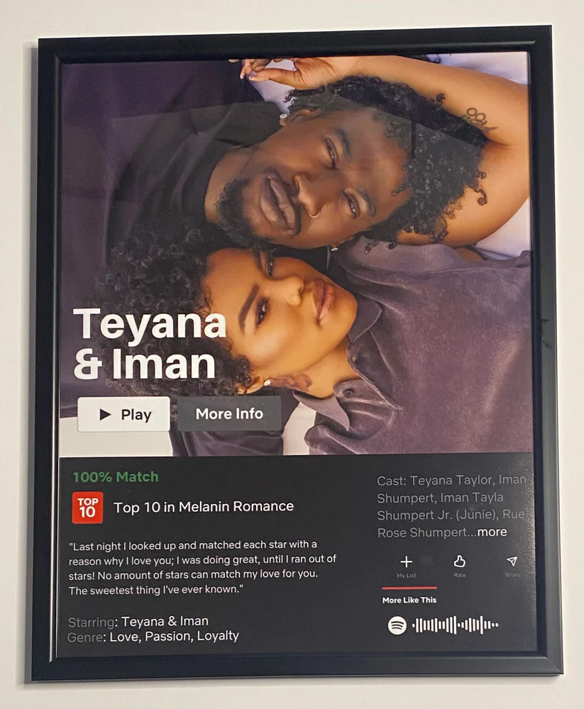 The Netflix Inspired Poster Frame