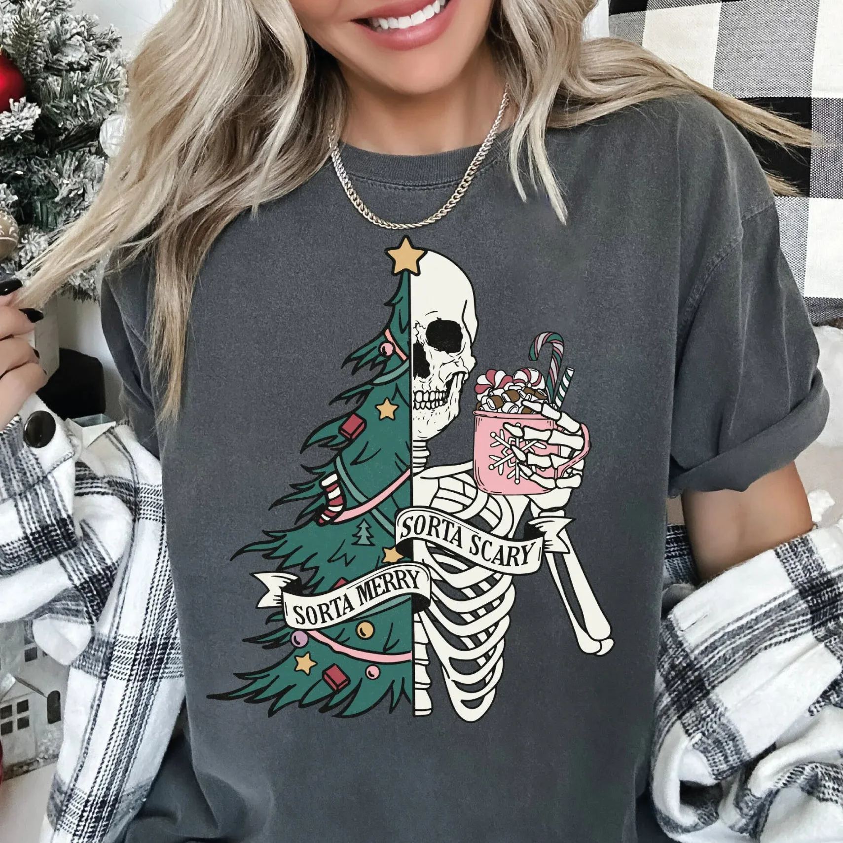 Sorta Merry Sorta Scary Christmas Sweatshirt