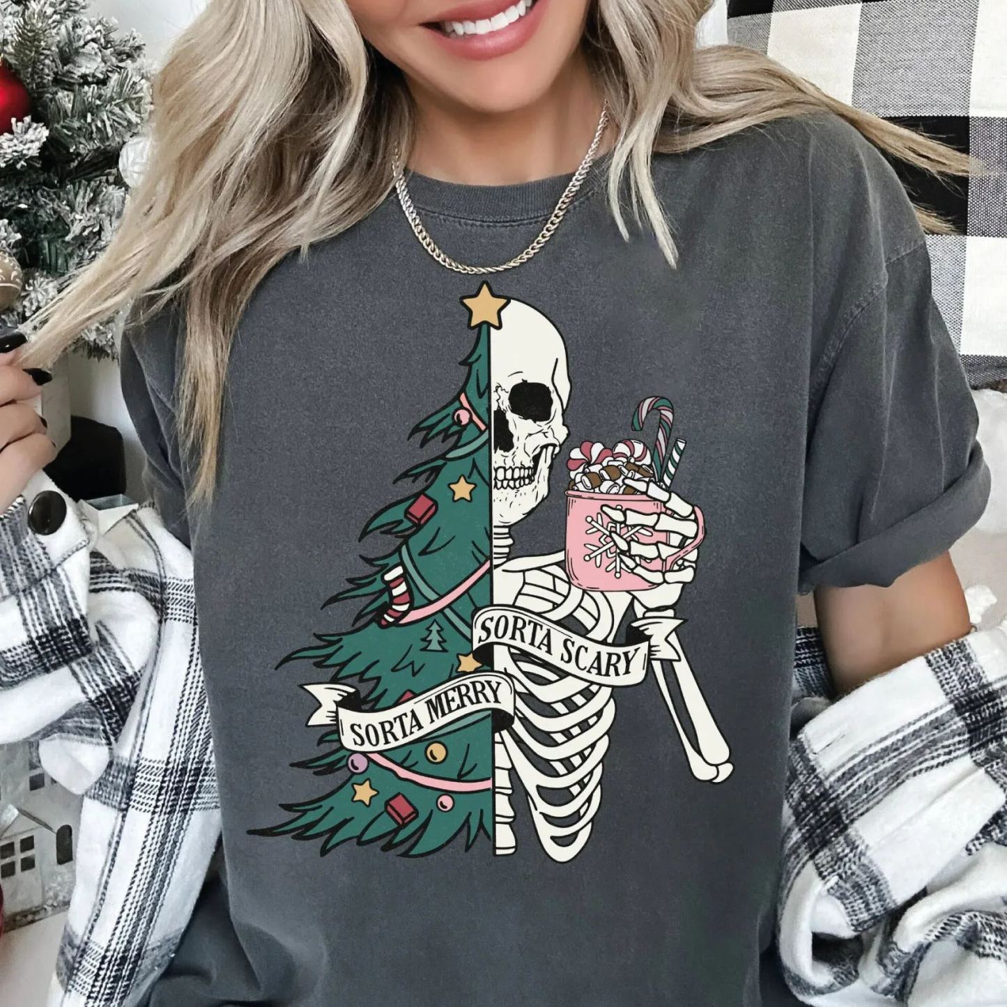 Sorta Merry Sorta Scary Christmas Sweatshirt