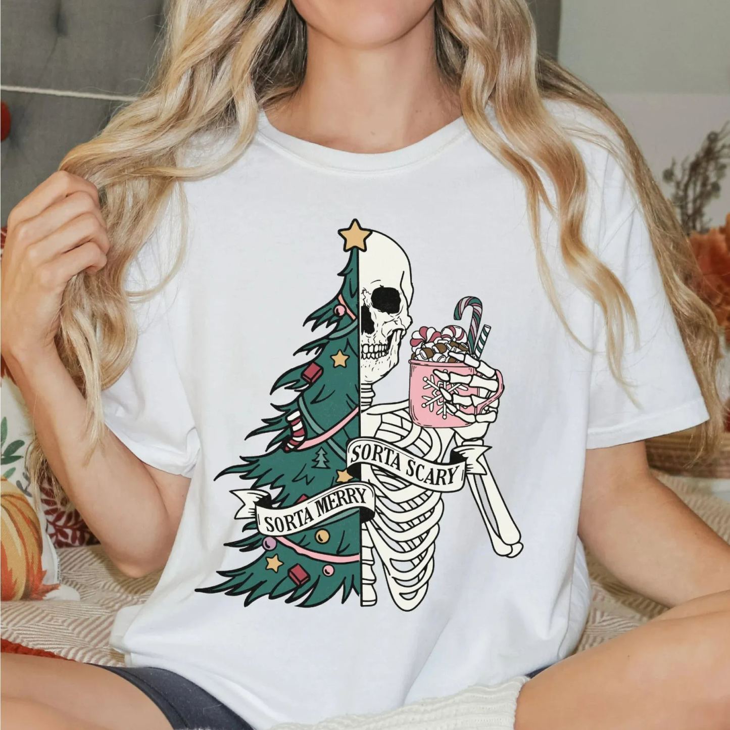 Sorta Merry Sorta Scary Christmas Sweatshirt