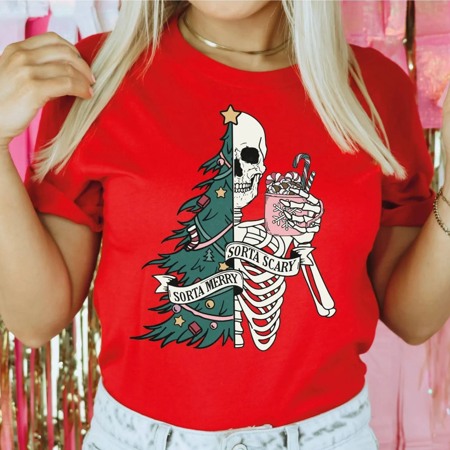 Sorta Merry Sorta Scary Christmas Sweatshirt