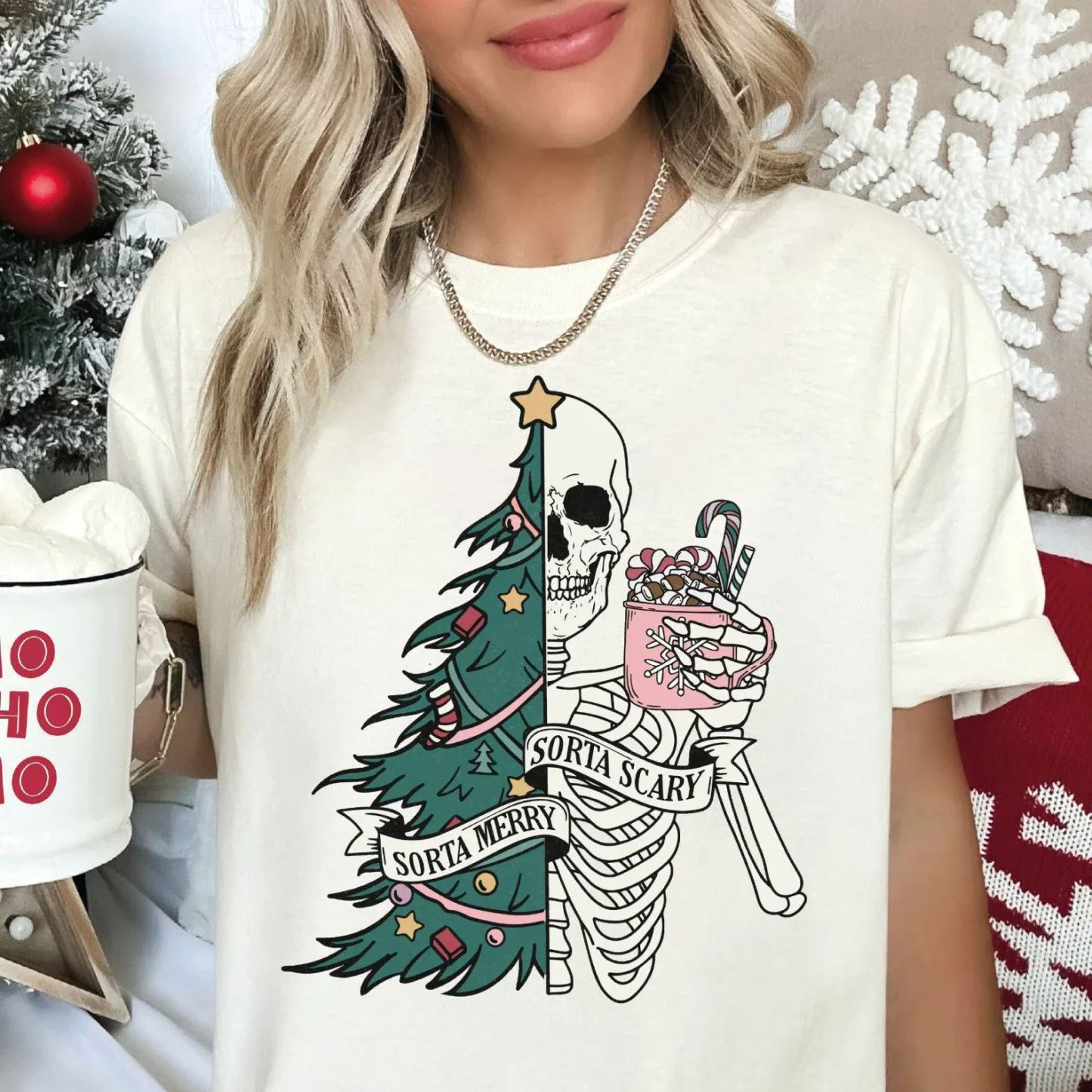 Sorta Merry Sorta Scary Christmas Sweatshirt
