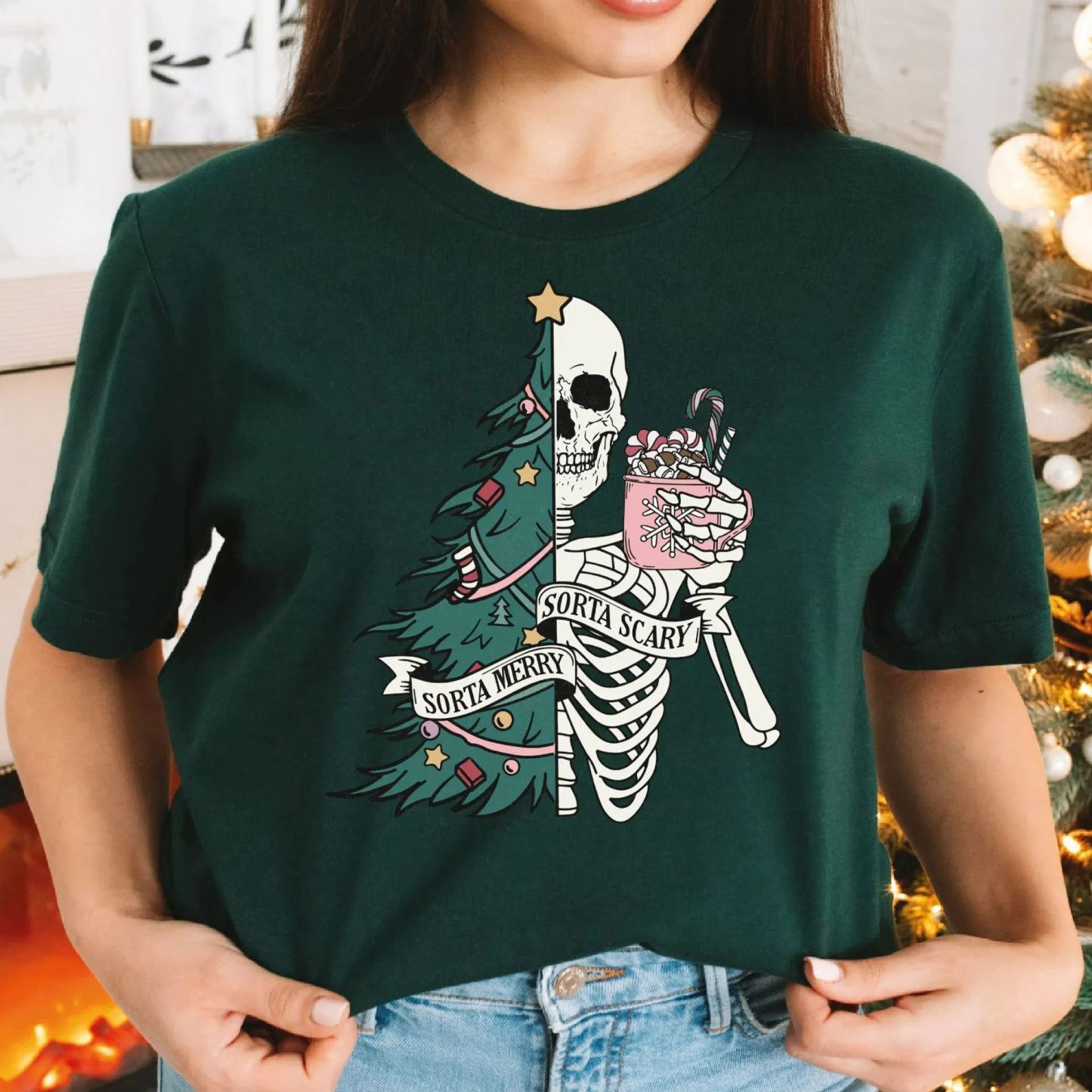 Sorta Merry Sorta Scary Christmas Sweatshirt
