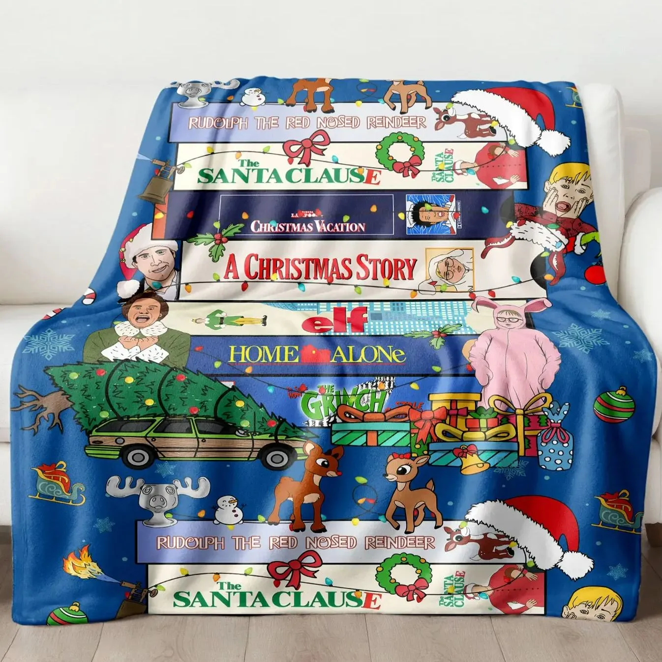 Christmas movie blanket