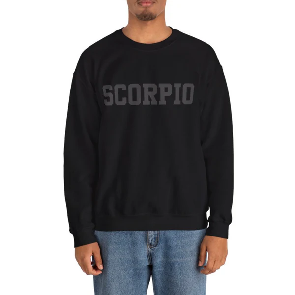 ♏Custom Zodiac Puff Print Crewneck-Scorpio Crewneck