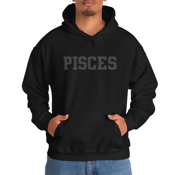 ♓Custom Zodiac Puff Print Crewneck-Pisces Sweatshirt