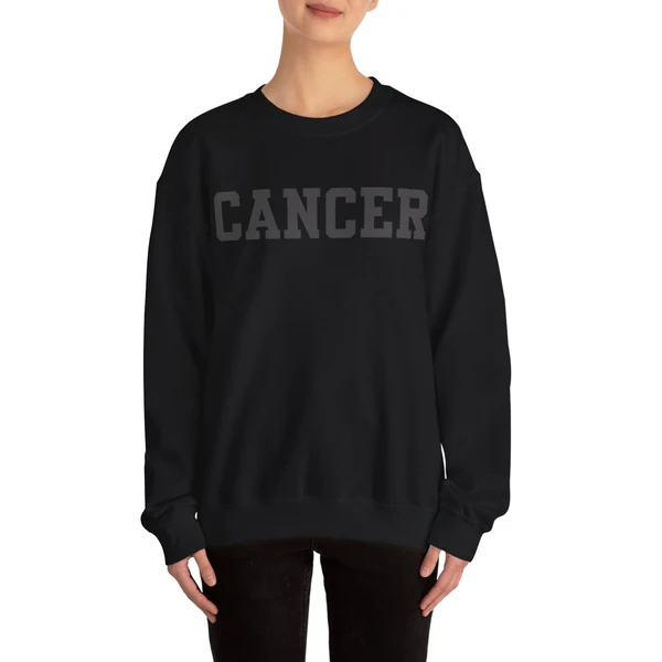 ♋Custom Zodiac Puff Print Crewneck-Cancer Sweatshirt