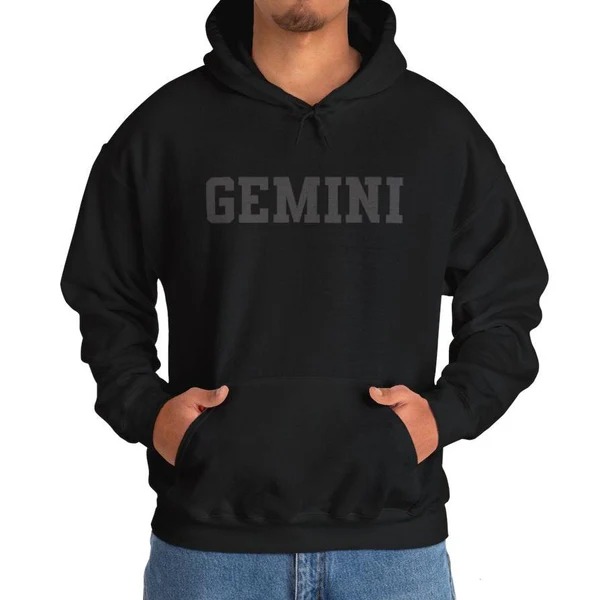 ♊Custom Zodiac Puff Print Crewneck-Gemini Sweatshirt