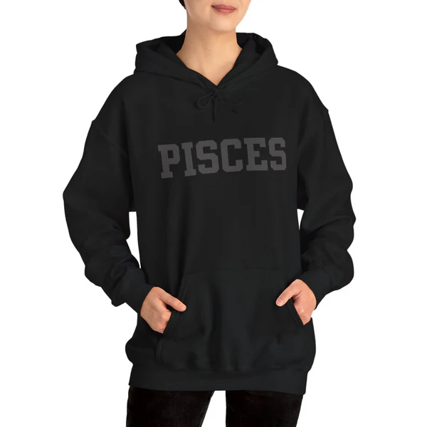 ♓Custom Zodiac Puff Print Crewneck-Pisces Sweatshirt