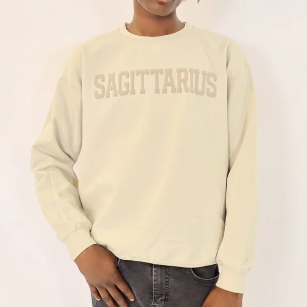 ♐Custom Zodiac Puff Print Sweatshirt-Sagittarius Sweatshirt