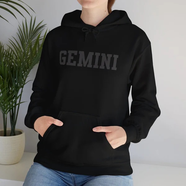 ♊Custom Zodiac Puff Print Crewneck-Gemini Sweatshirt