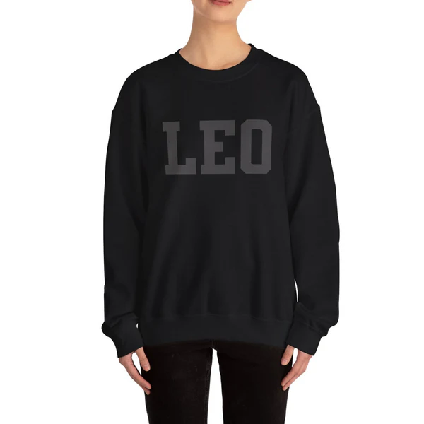 ♌Custom Zodiac Puff Print Crewneck-Leo Sweatshirt
