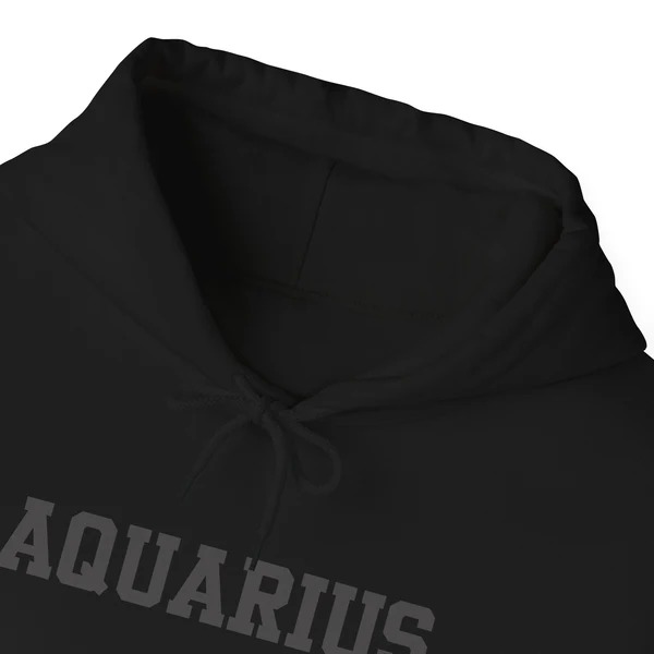 ♒Custom Zodiac Puff Print Crewneck-Aquarius Sweatshirt