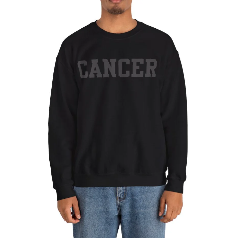 ♋Custom Zodiac Puff Print Crewneck-Cancer Sweatshirt