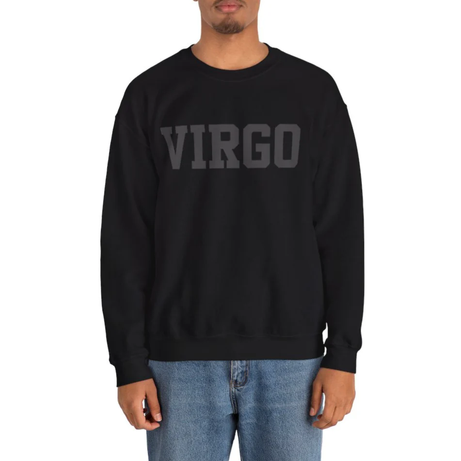 ♍Custom Zodiac Puff Print Crewneck-Virgo Crewneck
