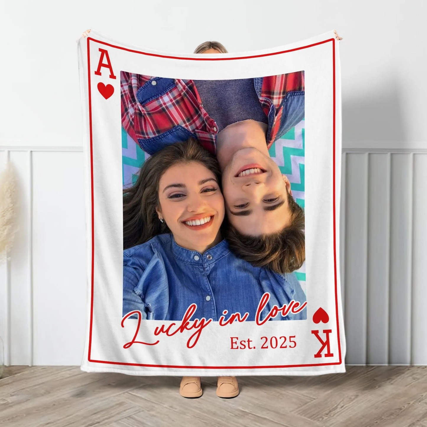 Custom Photo Blanket Couple Blanket Couple Romantic Gift