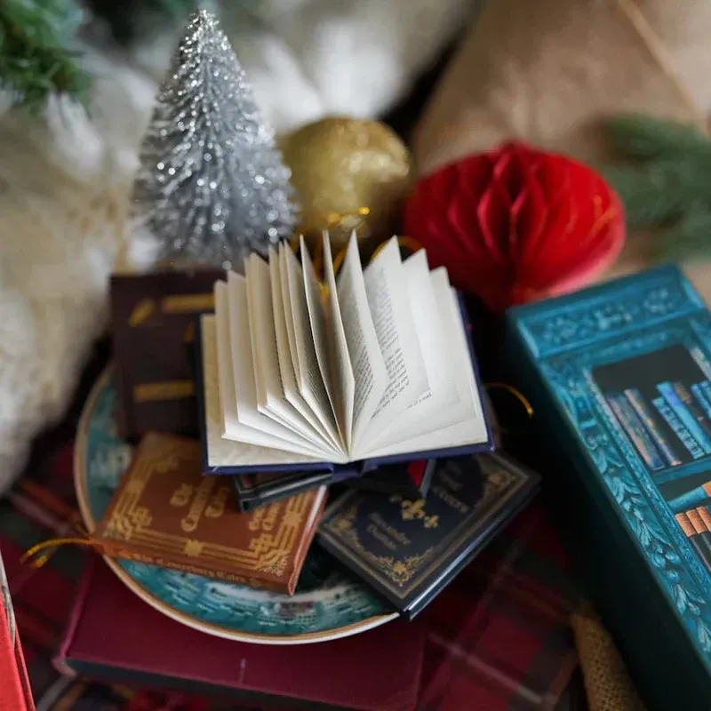 Mini Book Ornament Advent Best Christmas Gift Idea