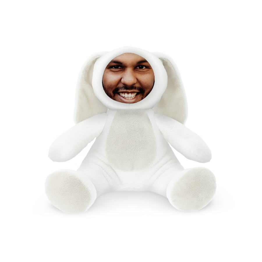 Custom Plush Bunny with Photo