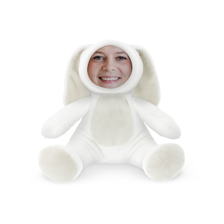 Custom Plush Bunny with Photo