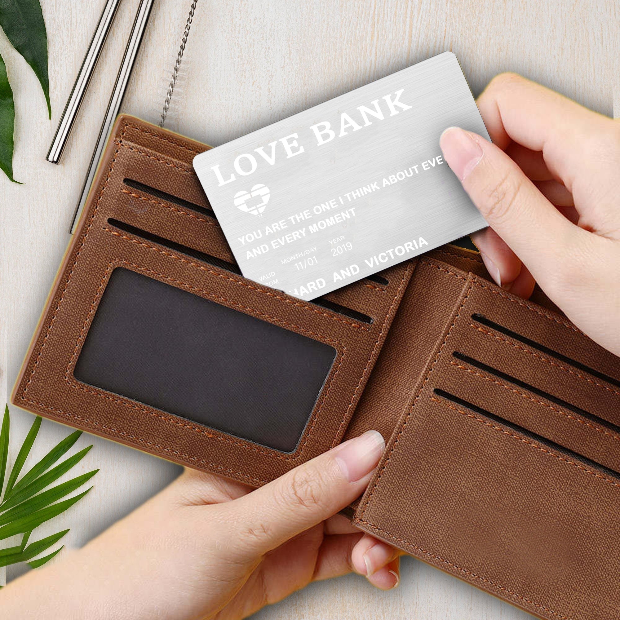 Love Bank Card - Personalized Photo Wallet Card Gifts