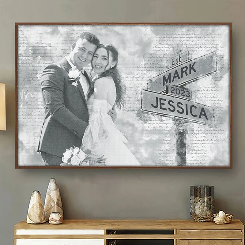 Custom Photo I Need You Because I Love You - Couple Personalized Custom Horizontal Poster