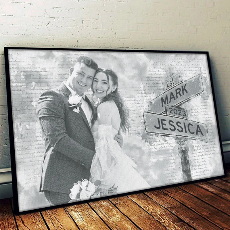 Custom Photo I Need You Because I Love You - Couple Personalized Custom Horizontal Poster