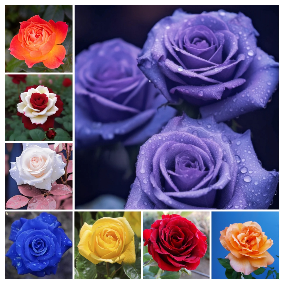  🌹 🌹Colorful Rose Seeds, 100Pcs/Pack-Plantjoyfarm-Flower Seeds