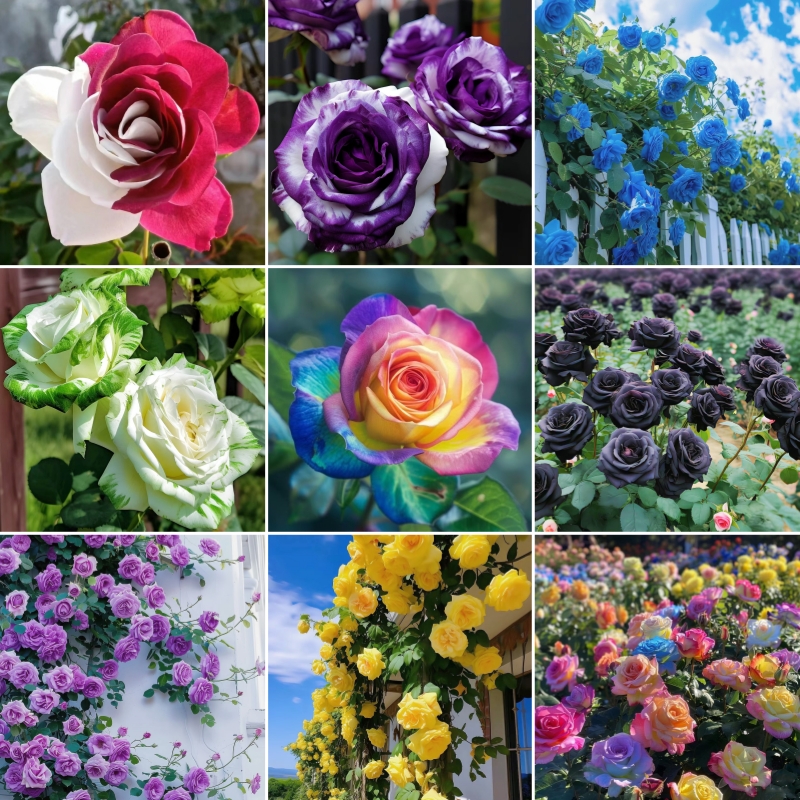🌹49% OFF🌹Unique Garden Climbing Rose Flower Seeds- Lucky Rising-Plantjoyfarm-