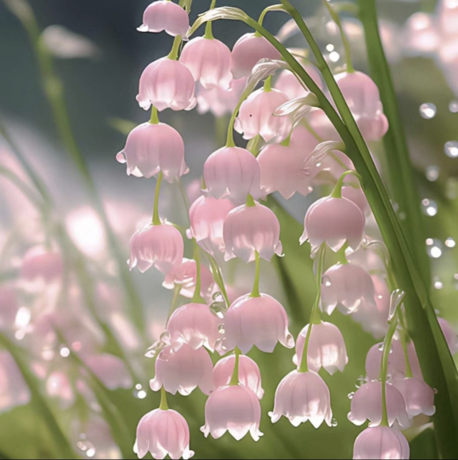 Pink Lily Of The Valley Seeds-Plantjoyfarm-Garden Seeds,Flowers Seeds,best selling