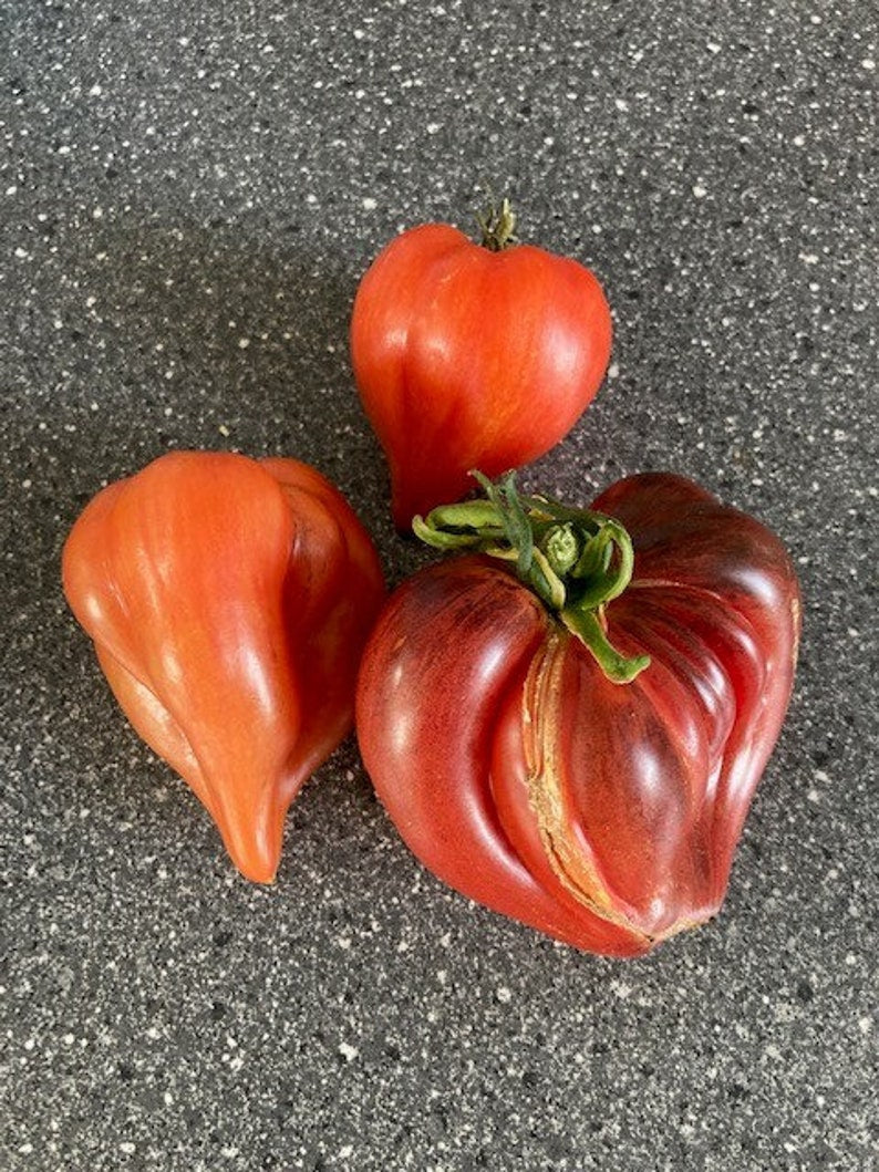 Crushed Heart Tomato Seeds  Organic Heirloom Tomatoes-Plantjoyfarm-new,vegetable