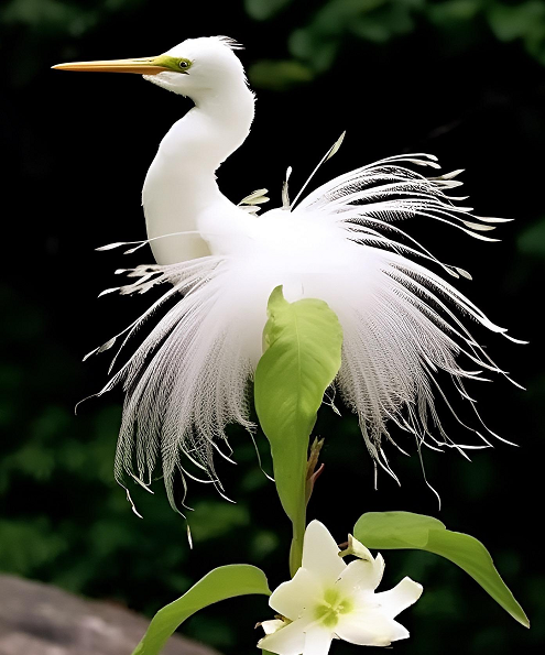 Egret Orchid Flower-Purity And Elegance-Plantjoyfarm-Flower Seeds,Garden Seeds,best selling