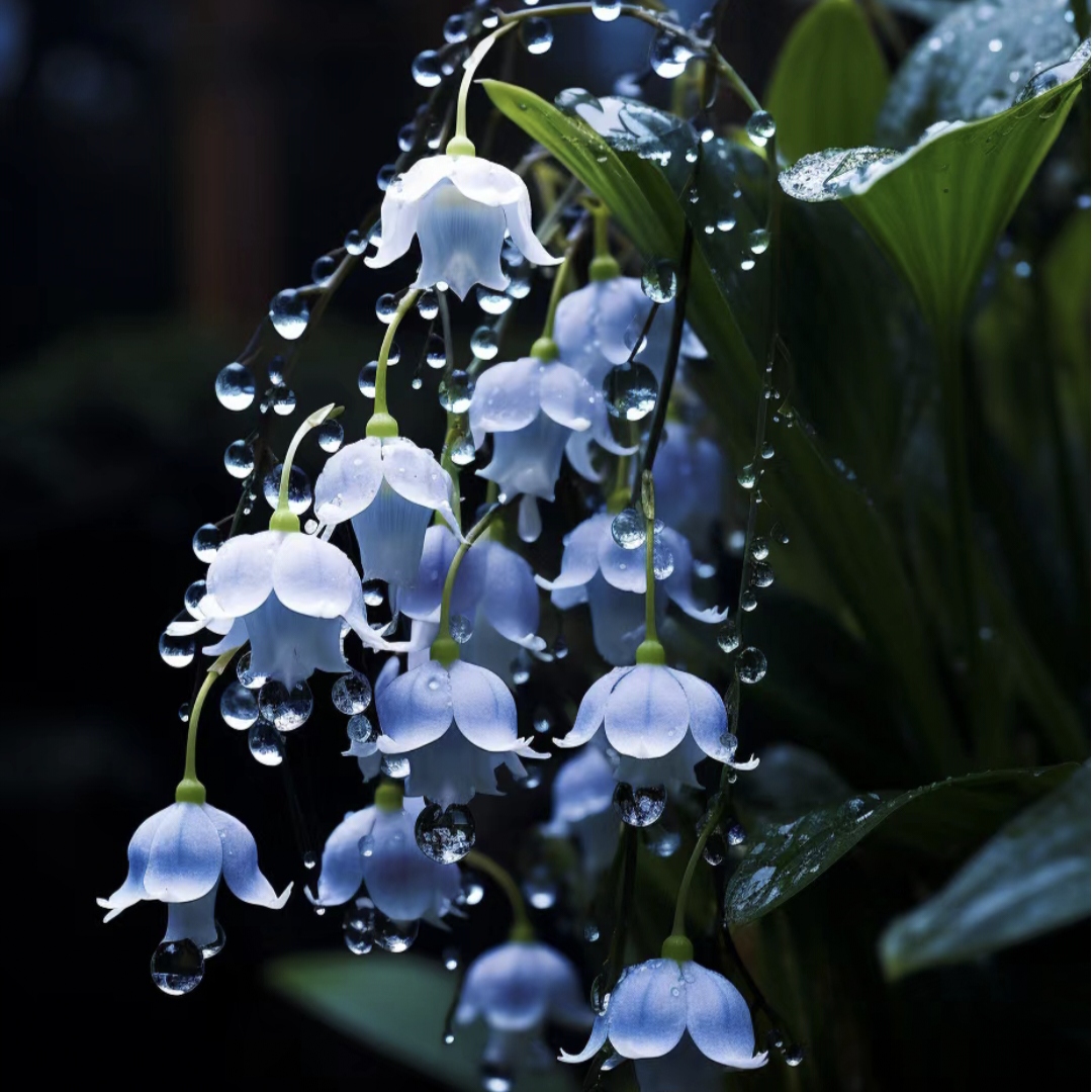 Blue Lily Of The Valley-Symbol Of Gratitude And Everlasting Love-Plantjoyfarm-Garden Seeds,Flowers Seeds,best selling
