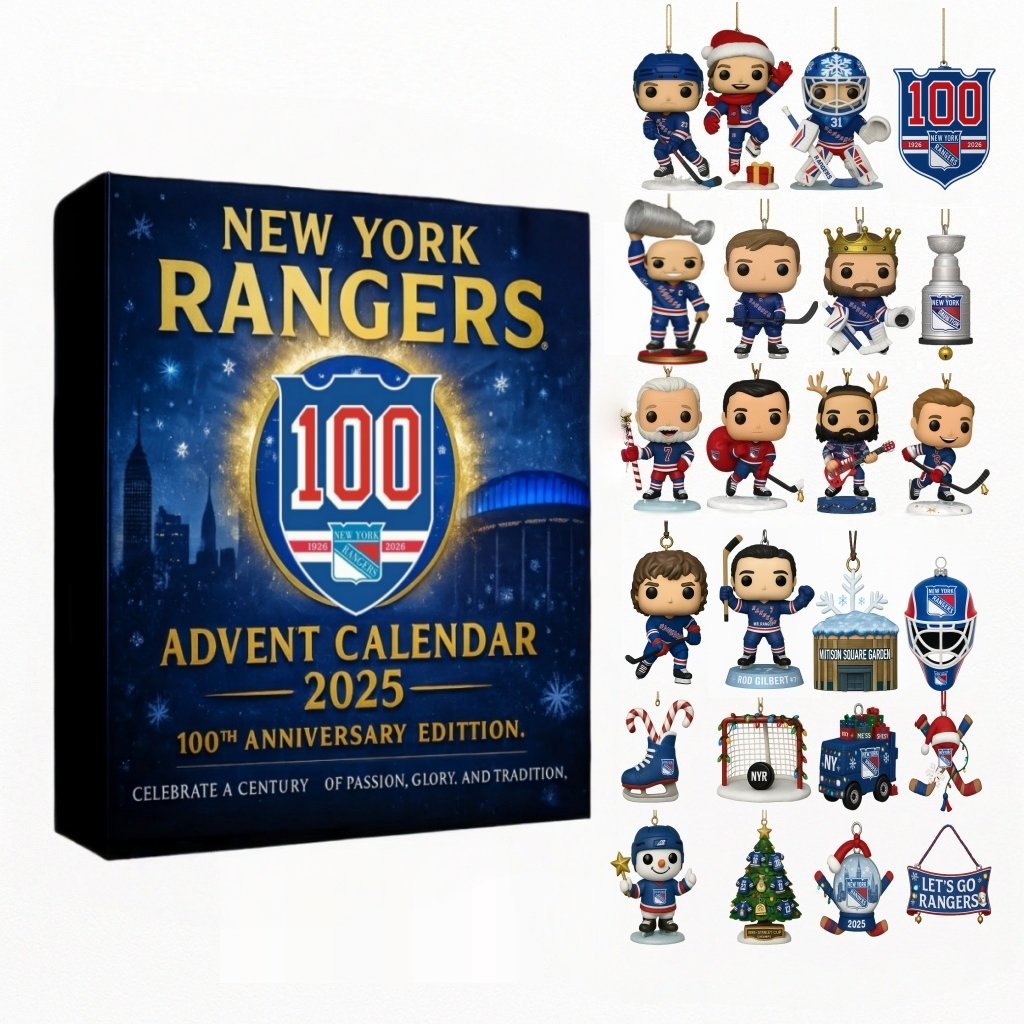 New York Rangers 100th Anniversary 2025 Advent Calendar
