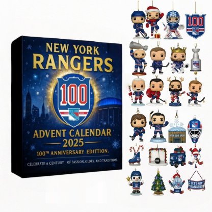 New York Rangers 100th Anniversary 2025 Advent Calendar