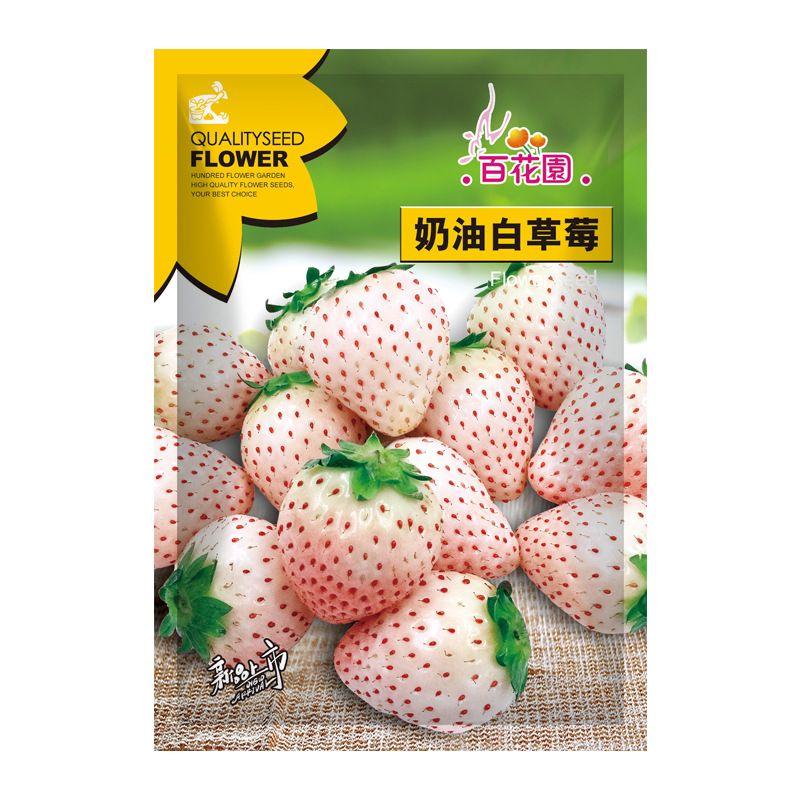 1 Bag Rare Milk Strawberry Seeds-Plantjoyfarm-Fruit Seeds,best selling