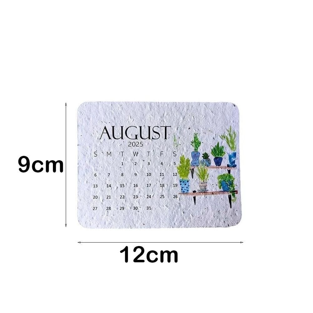🌱2025 Eco-Friendly Plantable Seed Calendar