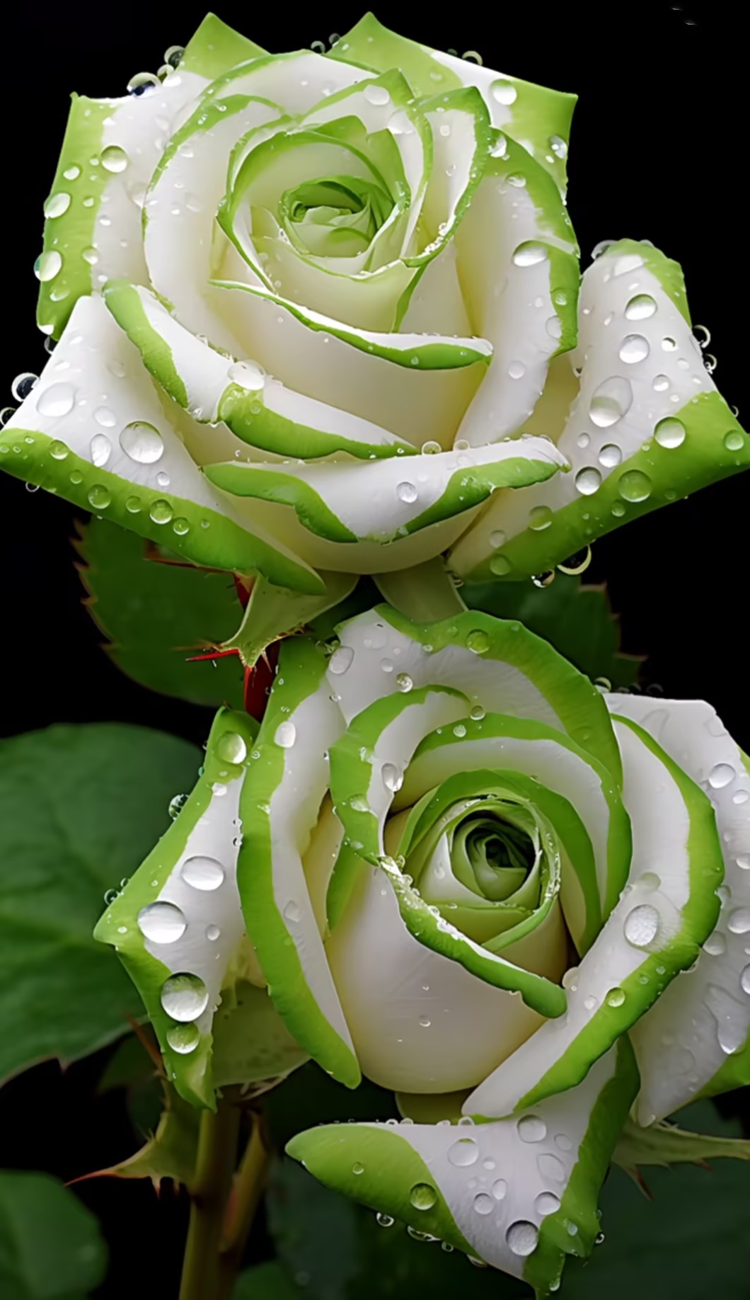 🤍Rare White and Green Twin Roses💚-Plantjoyfarm-Flowers Seeds,Garden Seeds