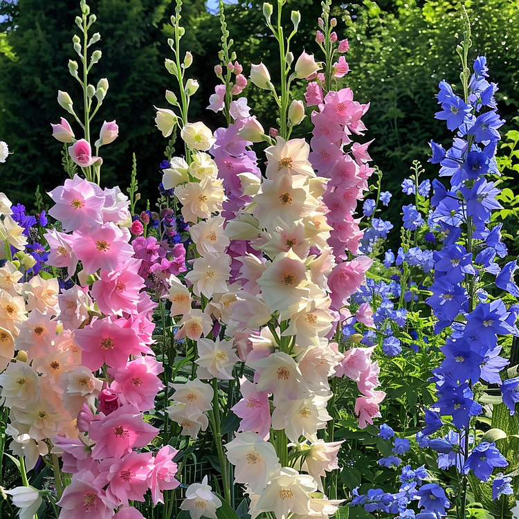 🌼🦋Mix-Colored Delphinium Seeds-Plantjoyfarm-new,Flower Seeds