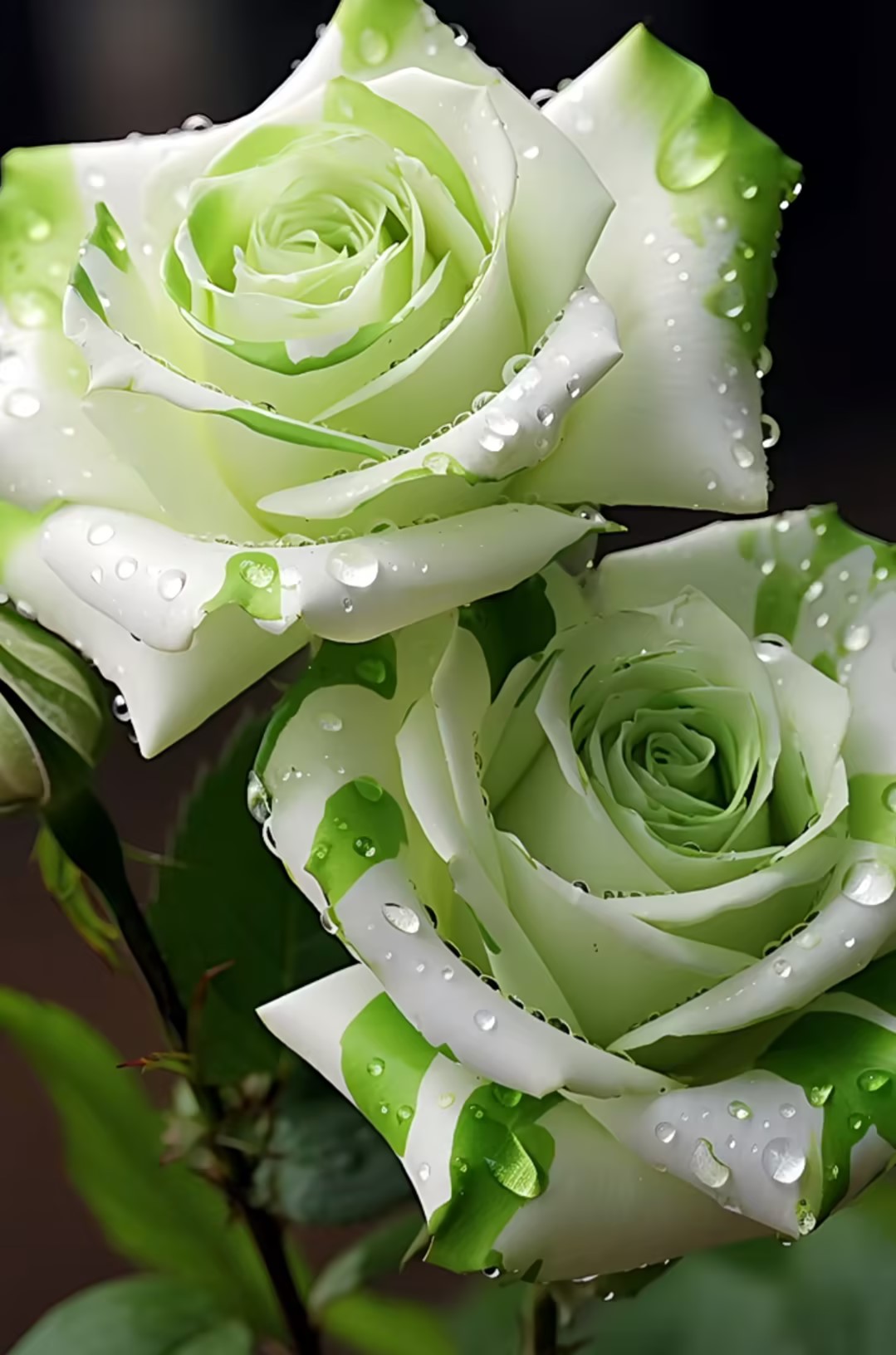 🤍Rare White and Green Twin Roses💚-Plantjoyfarm-Flowers Seeds,Garden Seeds