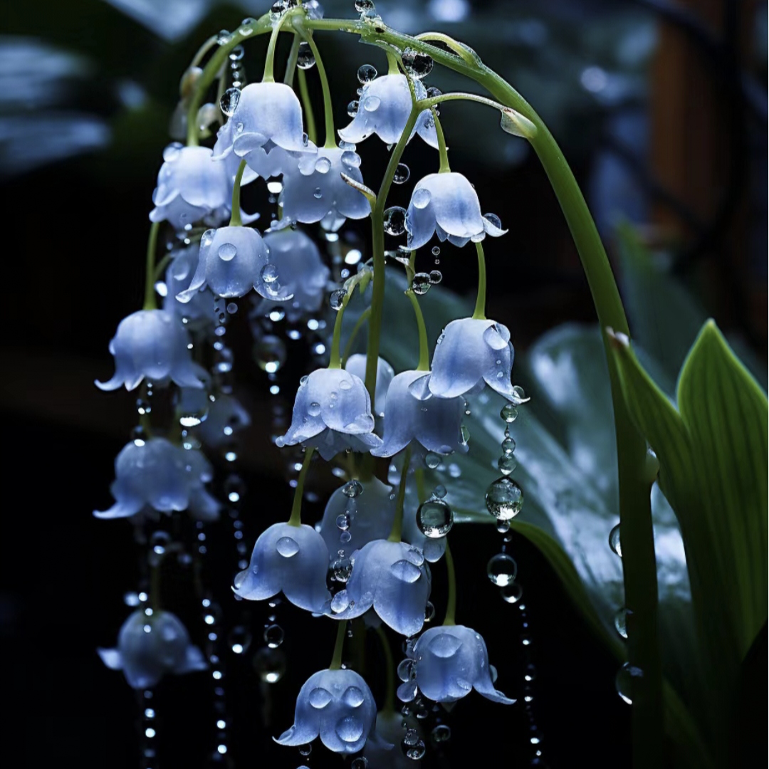 Blue Lily Of The Valley-Symbol Of Gratitude And Everlasting Love-Plantjoyfarm-Garden Seeds,Flowers Seeds,best selling