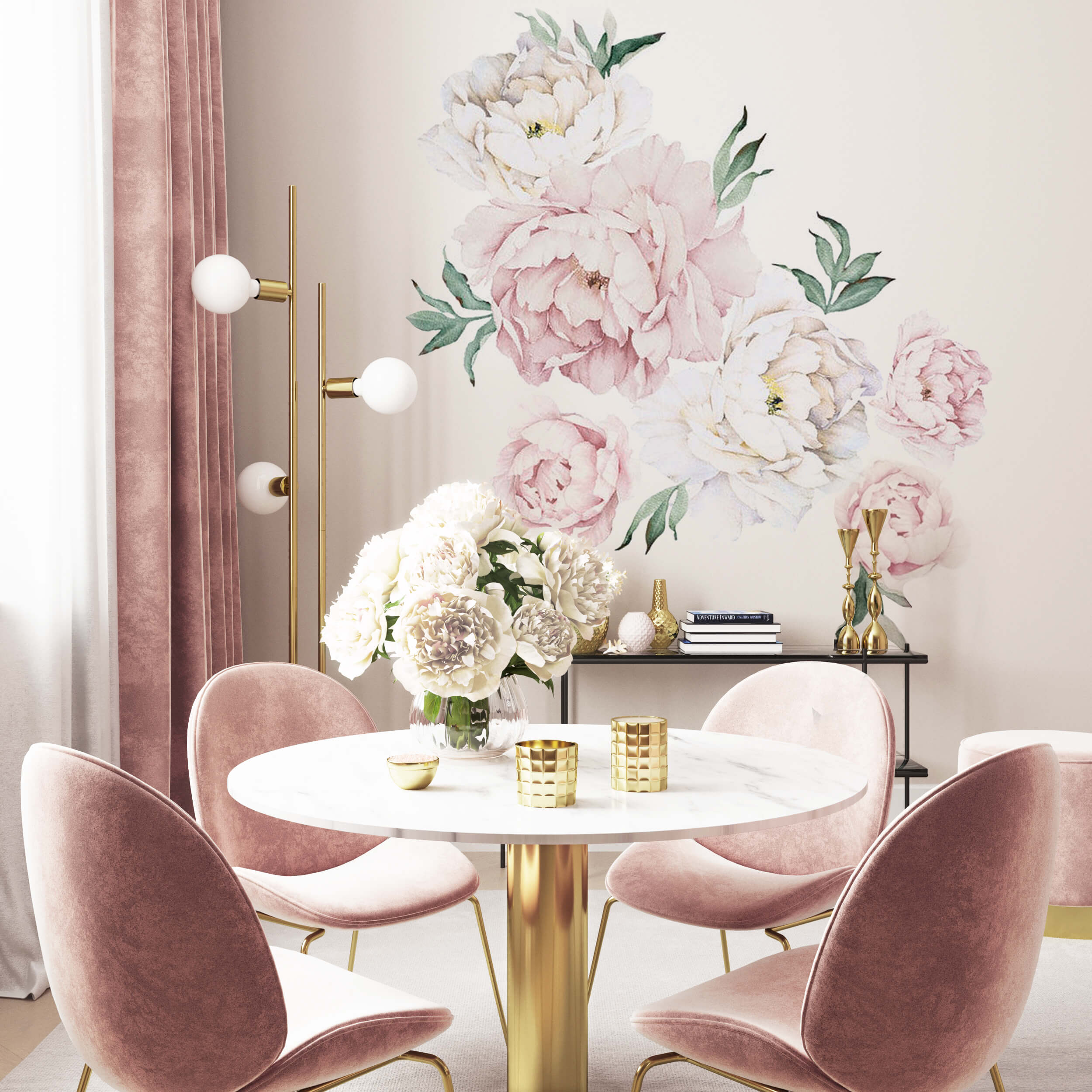 Peony Wallstickers