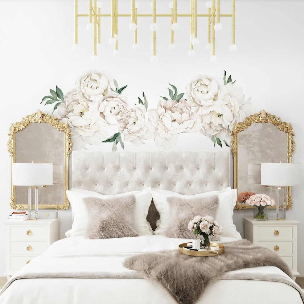 Peony Wallstickers- White